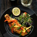 Chef Nath’s recipe for Wild-Caught Alaskan Salmon blooms with colors and aromas.