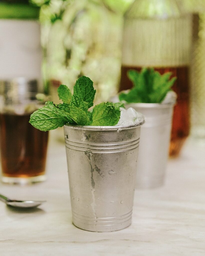 This mint julep is an icy, refreshing flavor perfect for grilled pairings, days by the pool, a beachy nightcap, or simply a sipper while watching the fireflies.