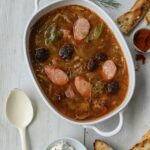 Kapustnica on a white background