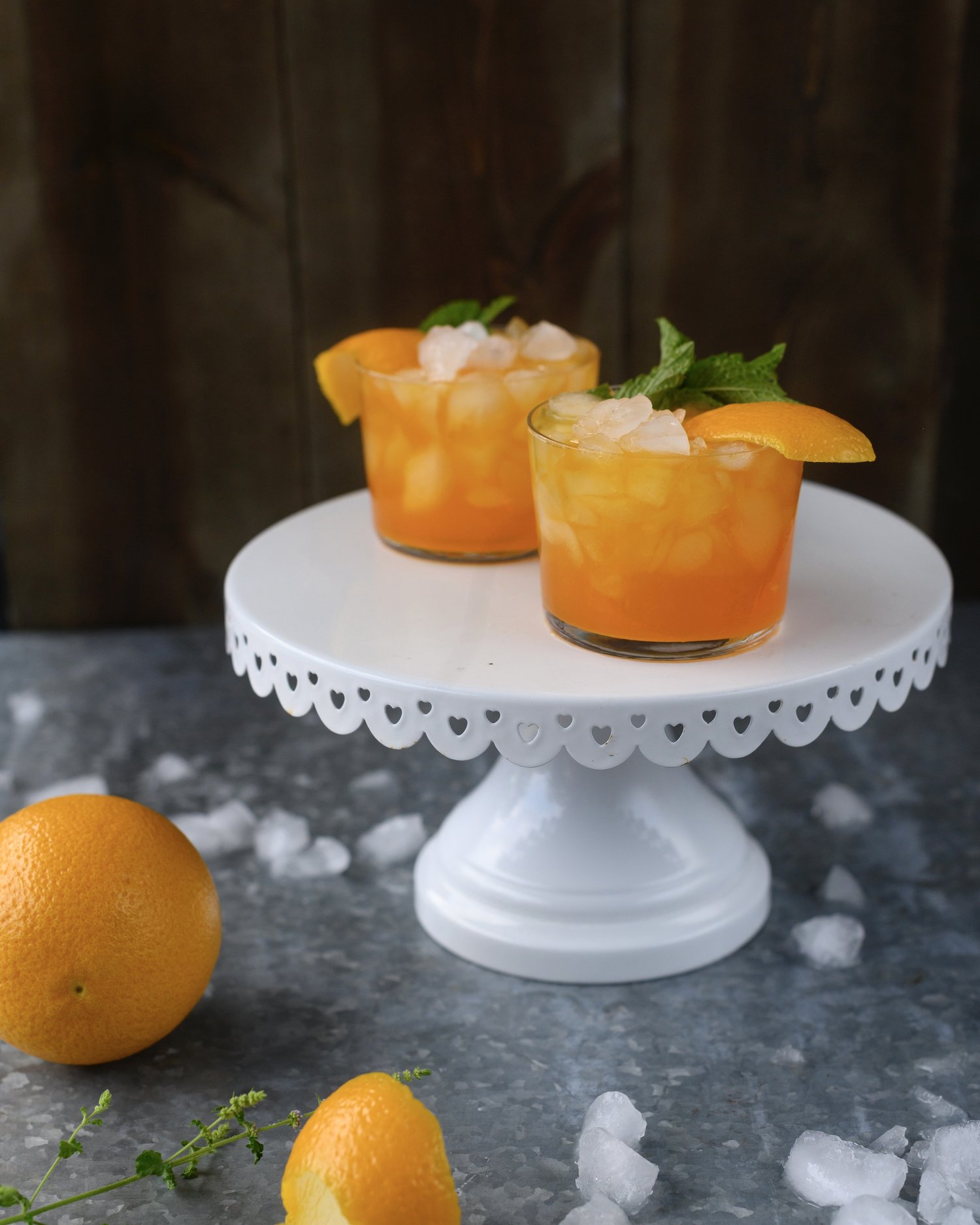 A bright and refreshing orange soda and gin cocktail.