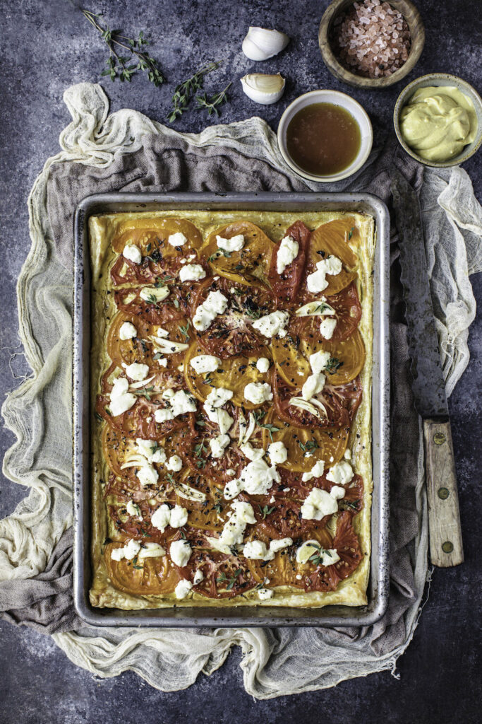 Heirloom Tomato & Goat Cheese Tart