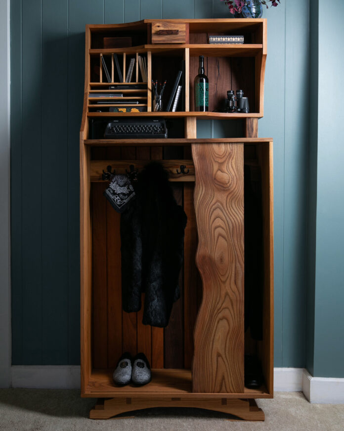 Subtle curves, rendered in Pennsylvania hardwoods sourced with 75 miles of Pittsburgh, intrigue the eye. Hand-carved joints and ingenious storage solutions add their unique and visually dynamic forms.