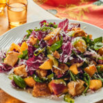 Biscuit and Peach Panzanella Salad Recipe