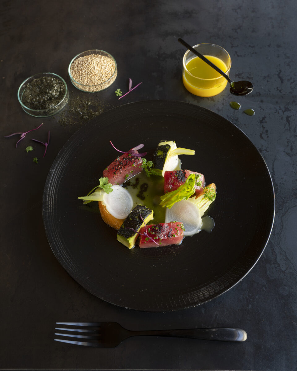 Rios Grande A Collage of Delectable Dishes from Restaurant Martín in Santa Fe, New Mexico