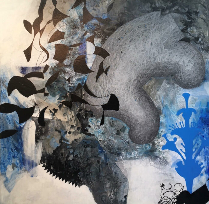 An abstract painting. Pittsburgh art and culture events