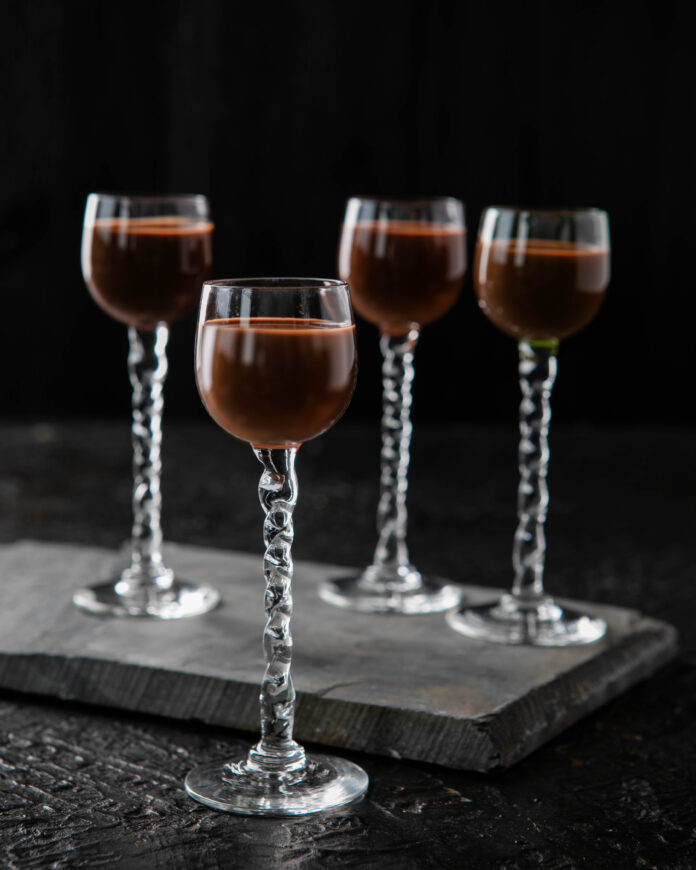 A rich blend of Ghirardelli chocolate, cream, and Everclear - the perfect boozy indulgence for sipping or drizzling over desserts. Chocolate cello recipe