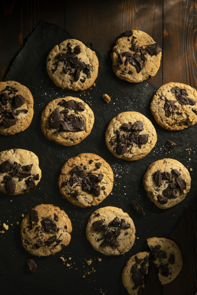 Sea Salt Chocolate Chunk Cookies Table Magazine