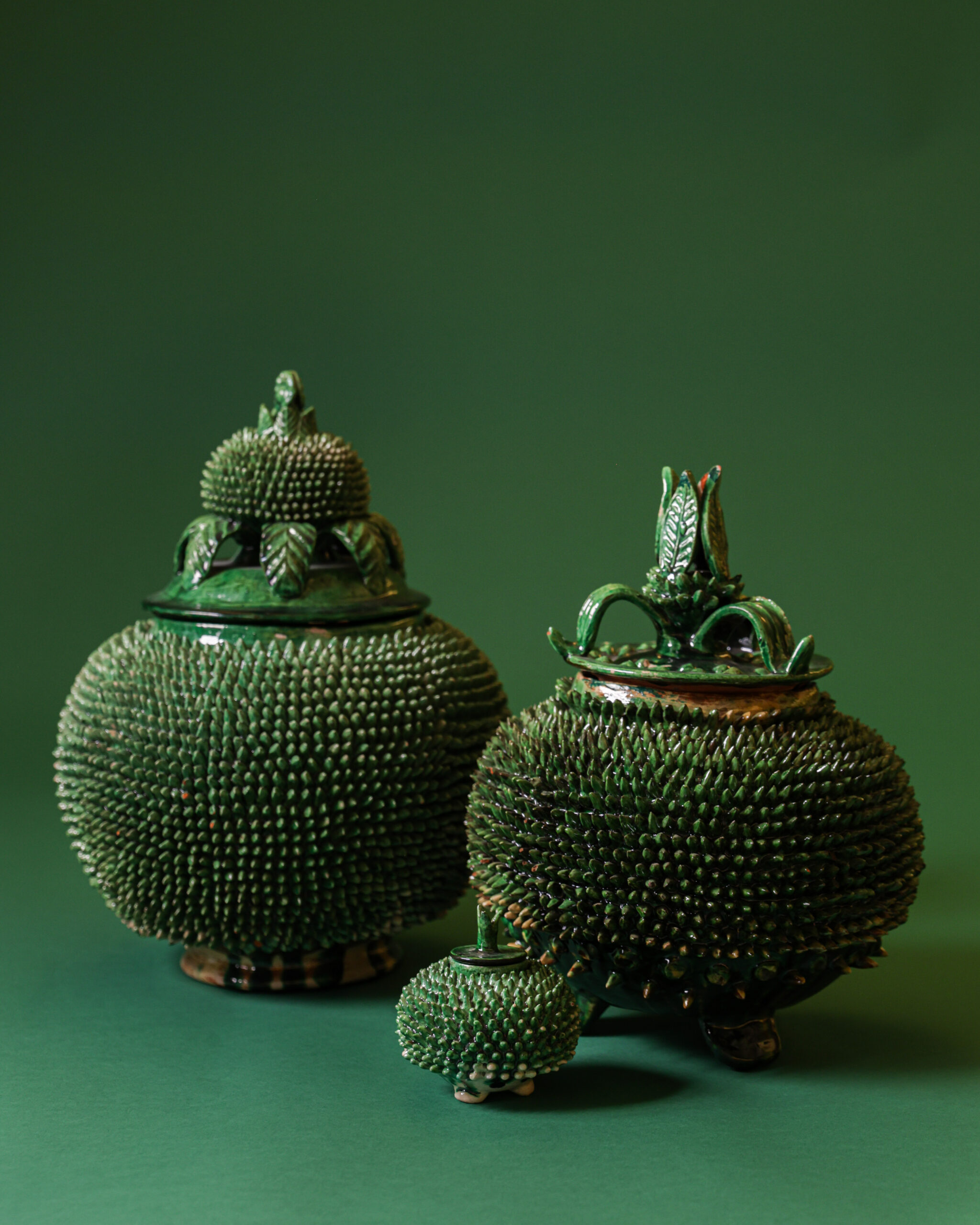 The celebrated pineapple pots