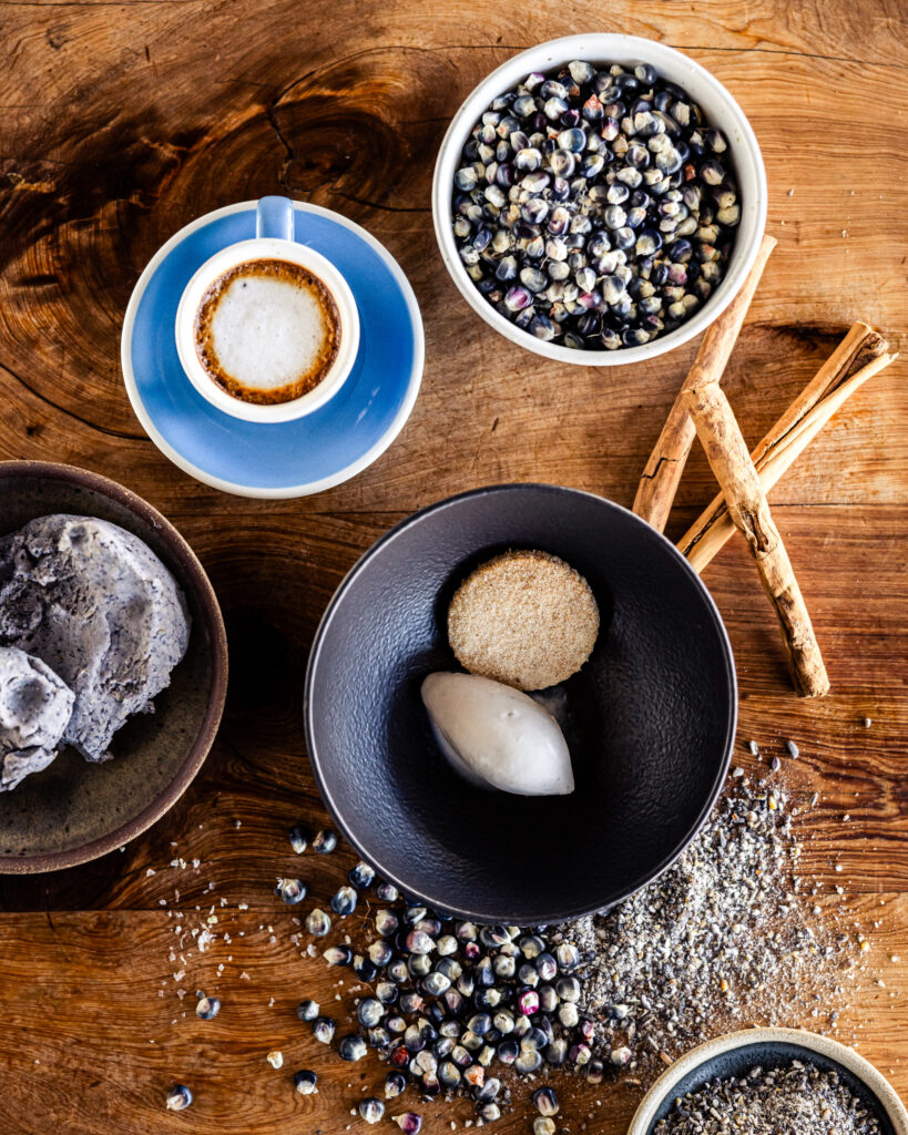 Blue Corn Gelato and Bizcochitos Dessert Pairing