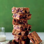Dirty Blondies with Chocolate, Hazelnut & Coffee - Decadent and chewy blondies loaded with chocolate chunks and toasted hazelnuts