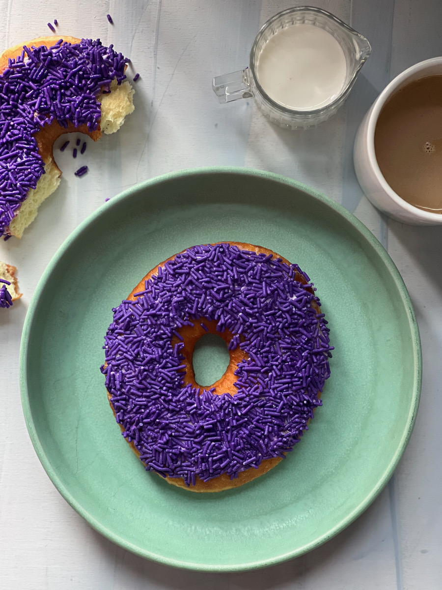 A large donut 