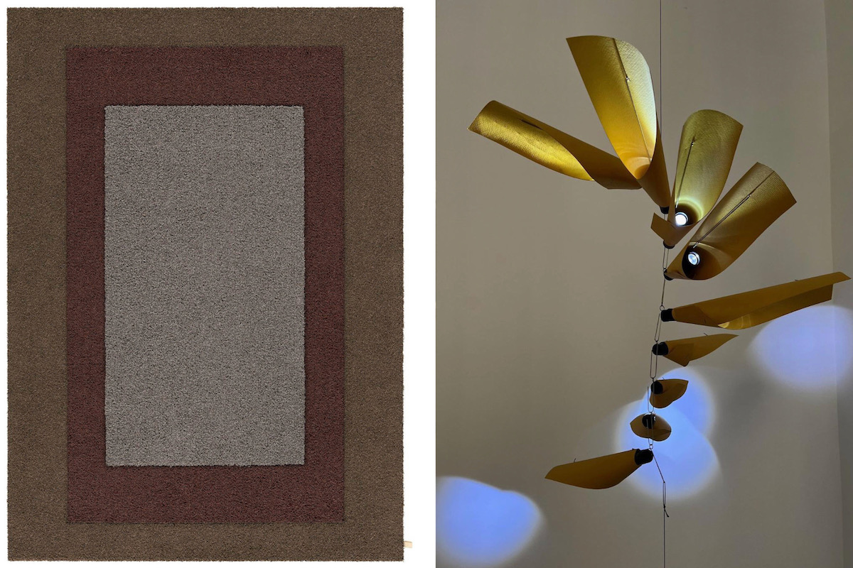 Two exhibited pieces from New York's Kasthall 