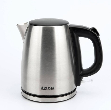 A hot water cooker from Aroma, an essential item for dorm room move-in 