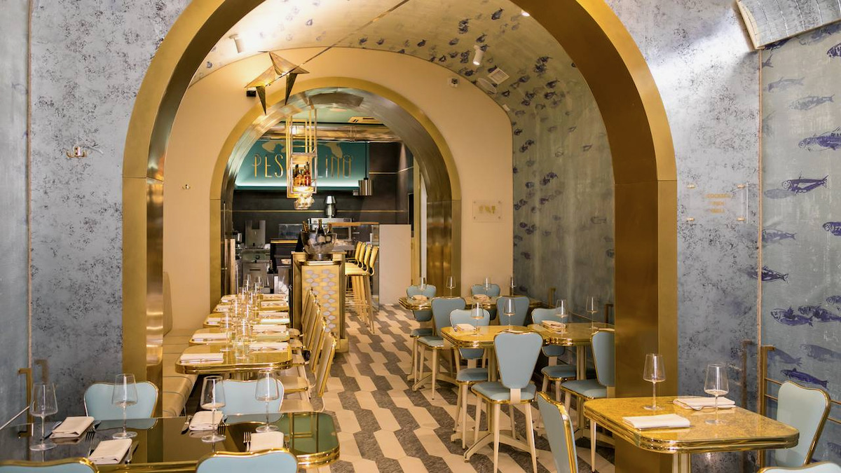 The interior of Pesciolino