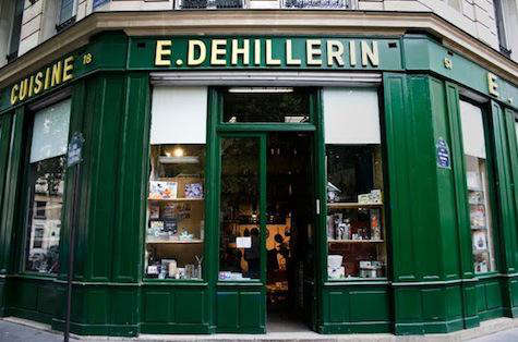 The storefront E. Dehillerin, a premiere Paris shopping destination 