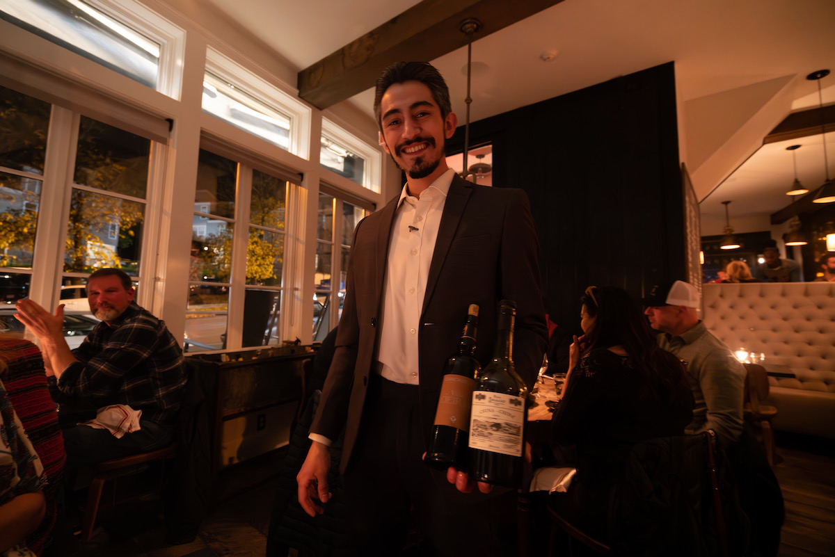 A server at a Hudson Valley restaurant