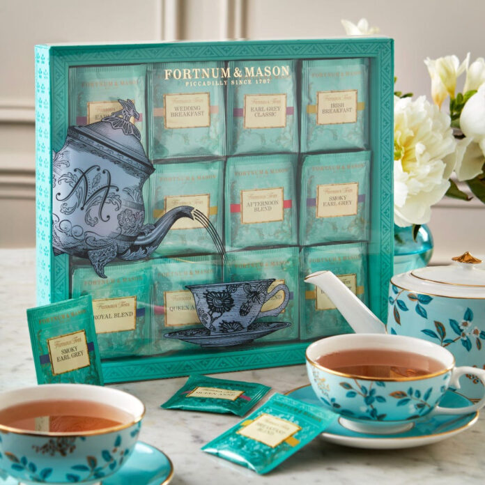 A cup of earl grey tea from Fortnum & Mason in London