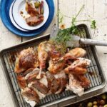A succulent and flavorful turkey roasted with aromatic herbs and spices, inspired by the Italian porchetta.