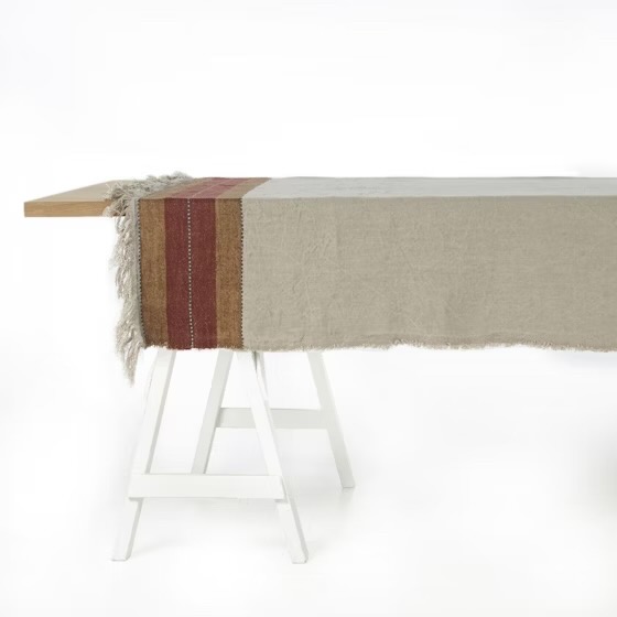 A tablecloth from Libeco on a white background