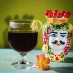 A Sicilian cocktail with a moor's head, inspired by the White Lotus.