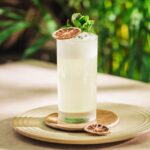 Garden Grove Highball greenery in the background