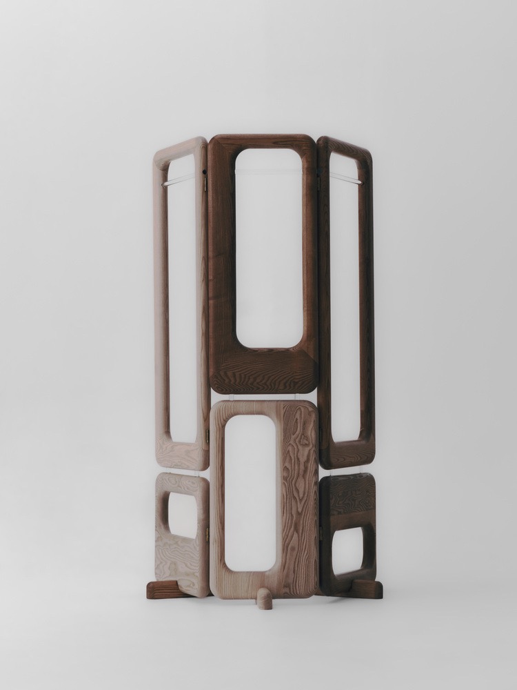 Brown wood slates to make a decor item.